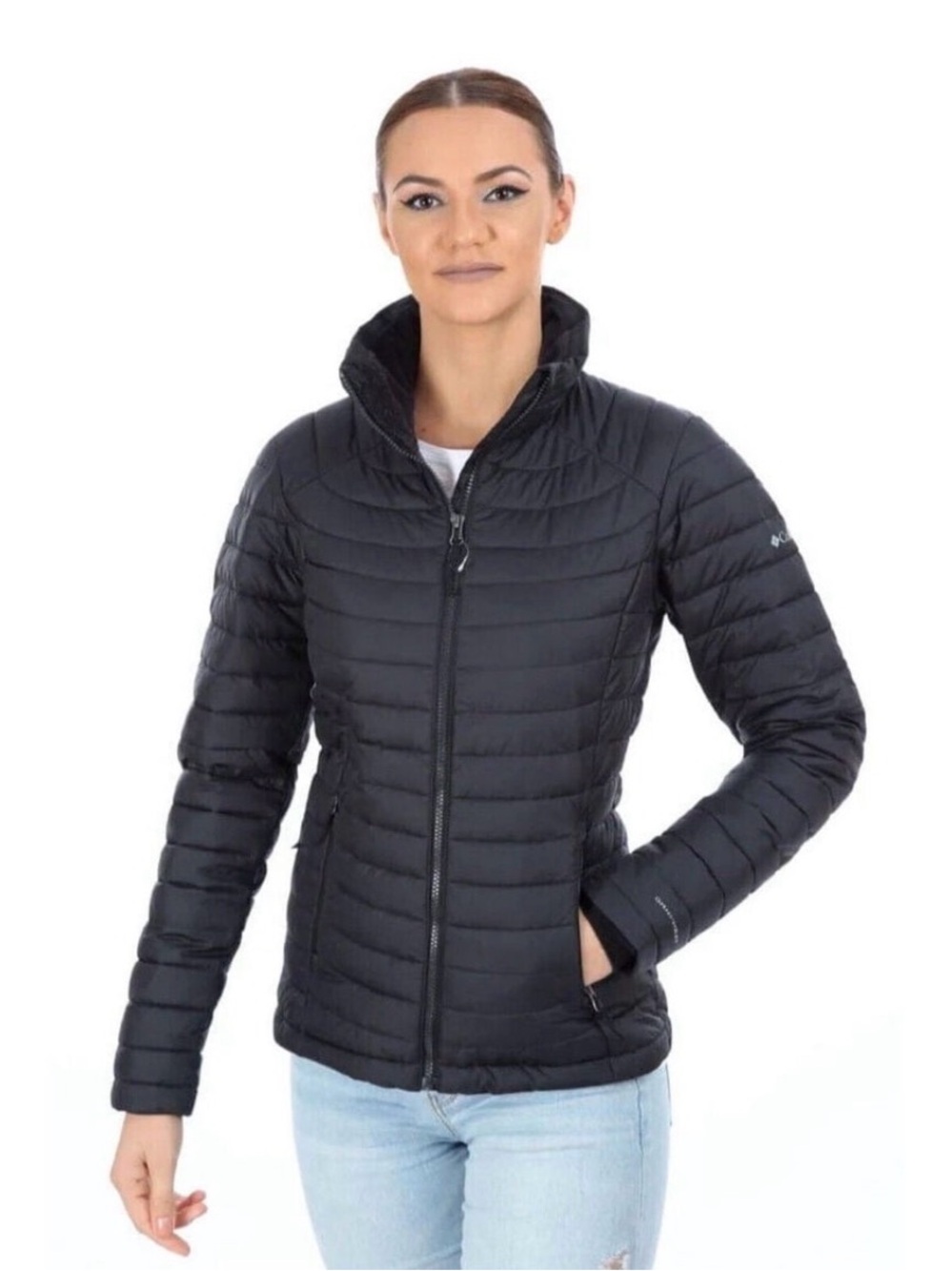 Columbia Women’s Medium White Out II Omni-Heat Insulated Winter Jacket NWT